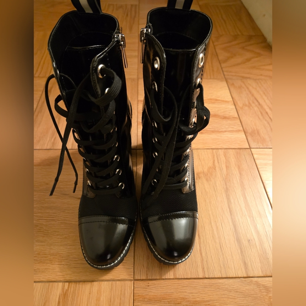 BCBGENERATION Paulina Lace-up Booties